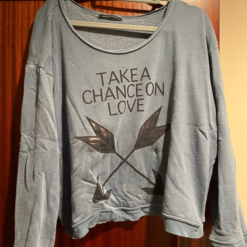 Wildfox “take a chance on love” sweater